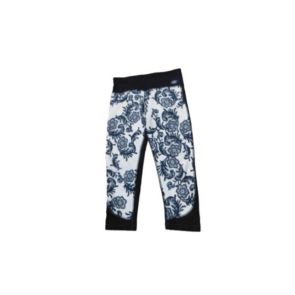 Lululemon Size 6 Print STRETCH Cropped Workout Pants Leggings - Picture 1 of 2